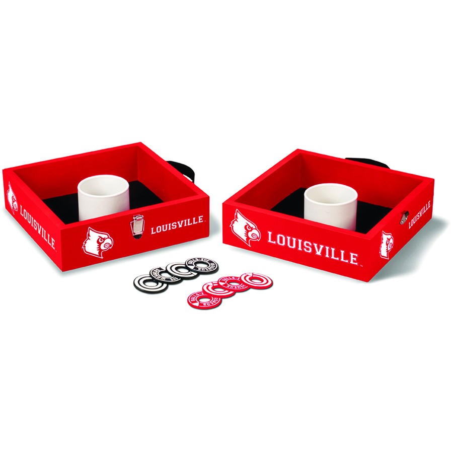 Fundex Games Ltd. College Licensed Louisville Cardinals Bulls-Eye Washers