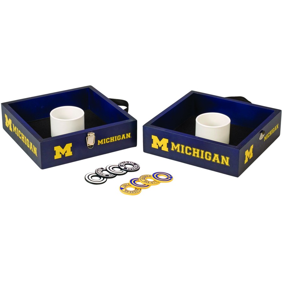 Fundex Games Ltd. College Licensed Michigan Wolverines Bulls-Eye Washers
