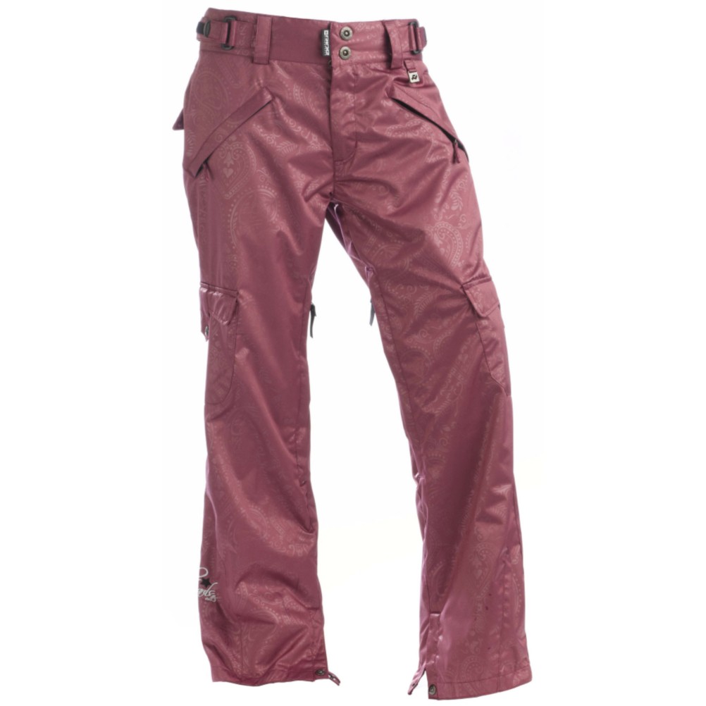Light Plum Paisley Heart Embos
