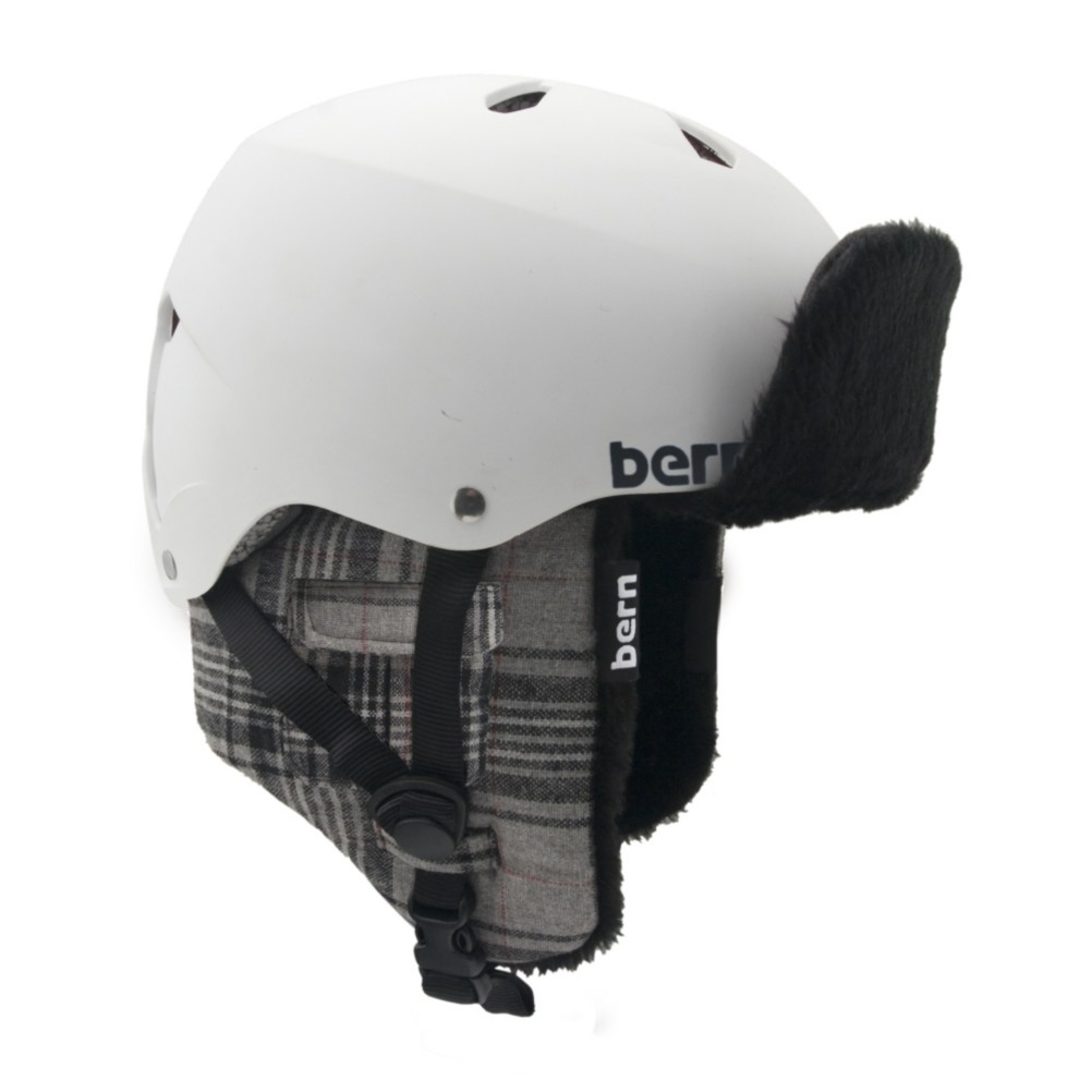 Matte White-Plaid Hunter Knit