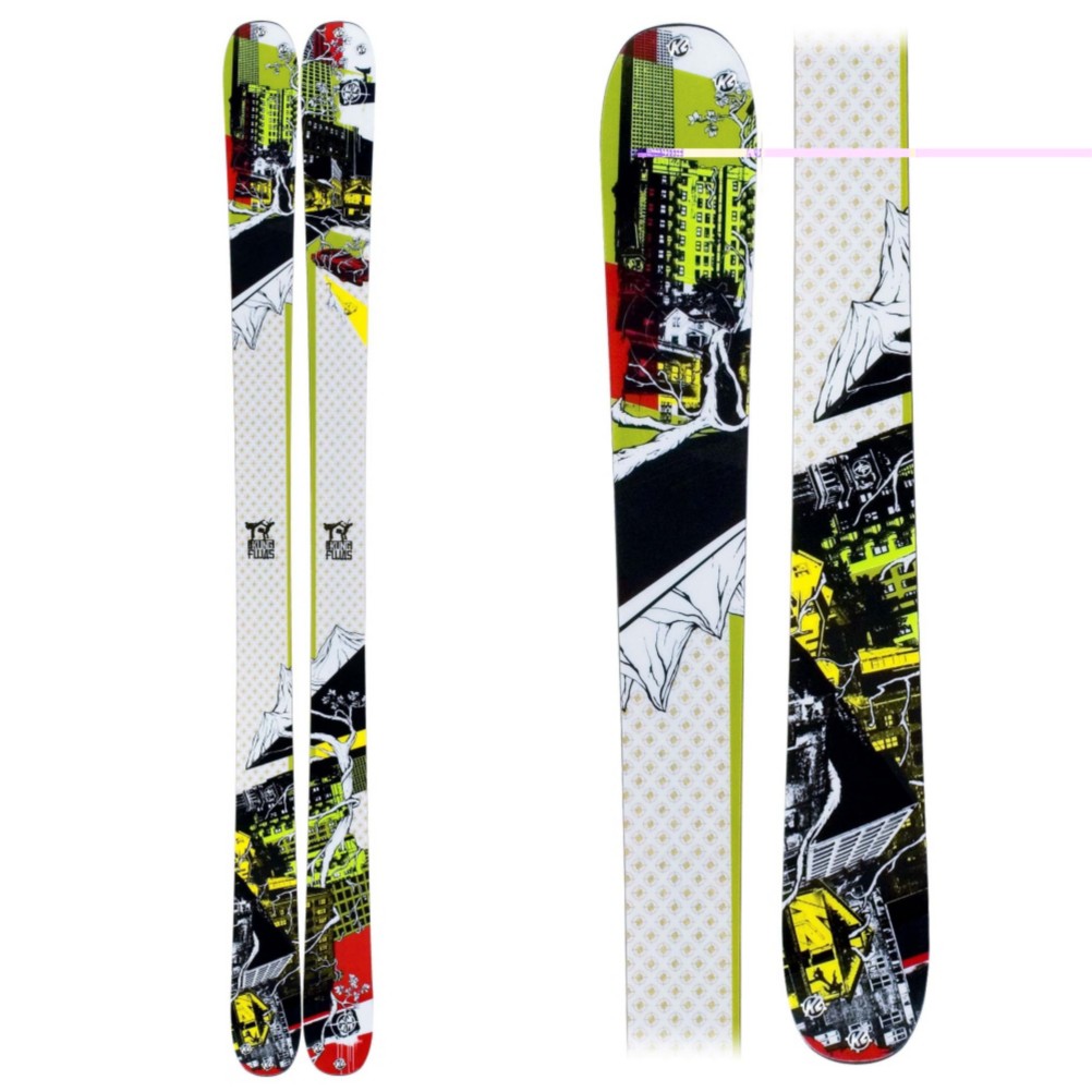 K2 Kung Fujas Twin Tip Skis 2009