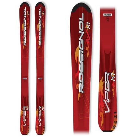 Rossignol Viper X1 Jr Kids Skis with Zip Kids Comp J Vip Bindings 2009