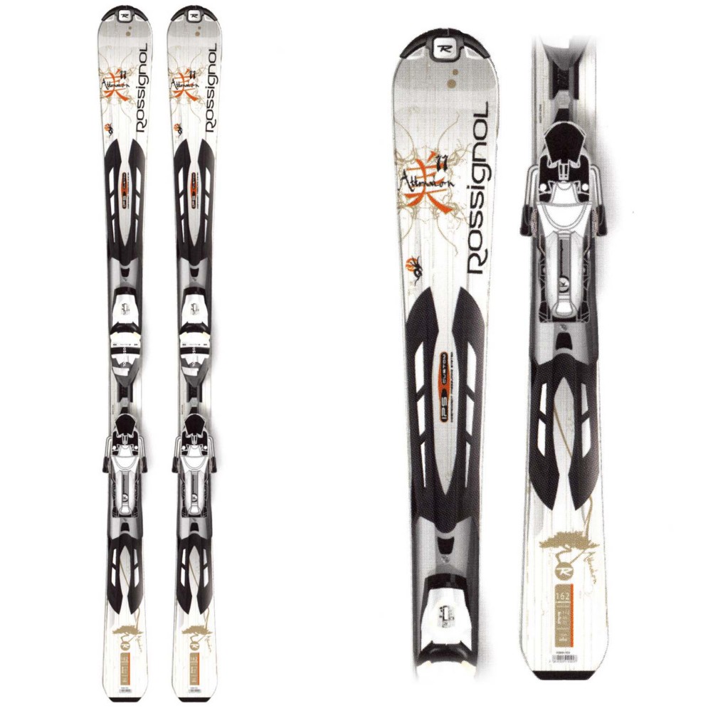 Rossignol Attraxion XI Mutix Womens Skis with Saphir2 100 WTPI2 Bindings 2009