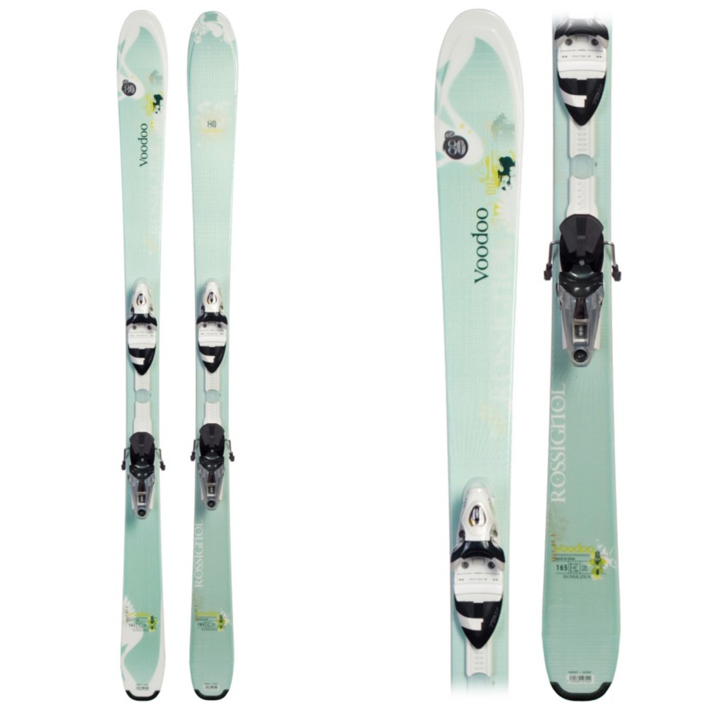 Women's Rossignol Voodoo SC80 Skis with Saphir 110 W Freebeam Bindings