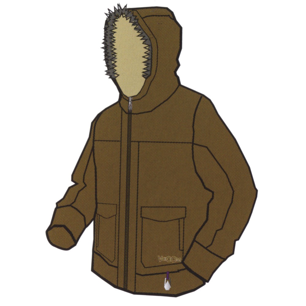 Volcom Lockdown Sherpa Slip Full Zip Sweatshirt - Mens 2009
