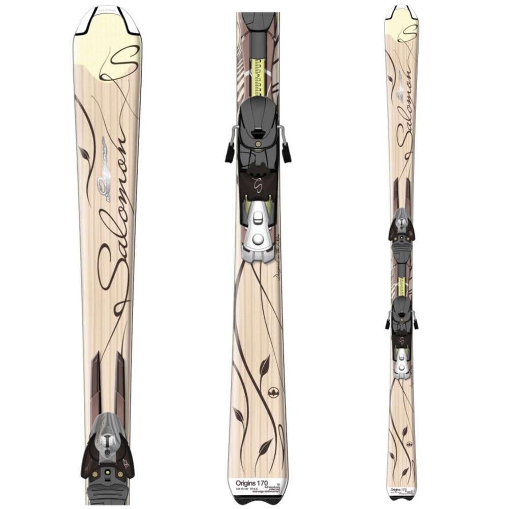 Salomon Origins Womens Skis with Z10 TI Bindings 2009