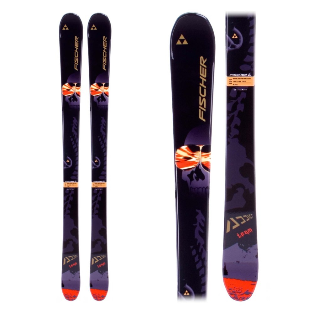 Fischer Addict Team Kids Twin Tip Skis 2009