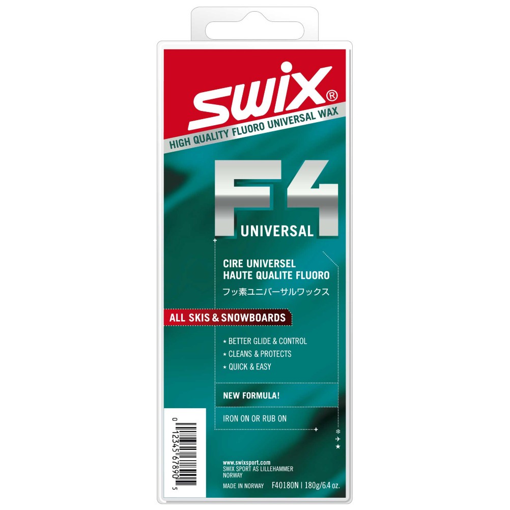 Swix F4 Solid 180g Glide Wax w/o Cork 2010