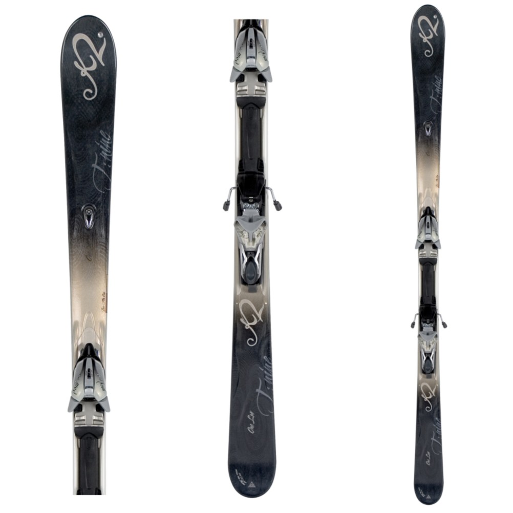K2 T:9 One Luv Womens Skis with M2 10.0 Bindings