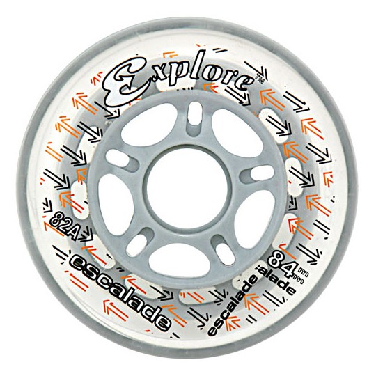 Explore Escalade Inline Wheels with Bearings - 8 Pack 2010