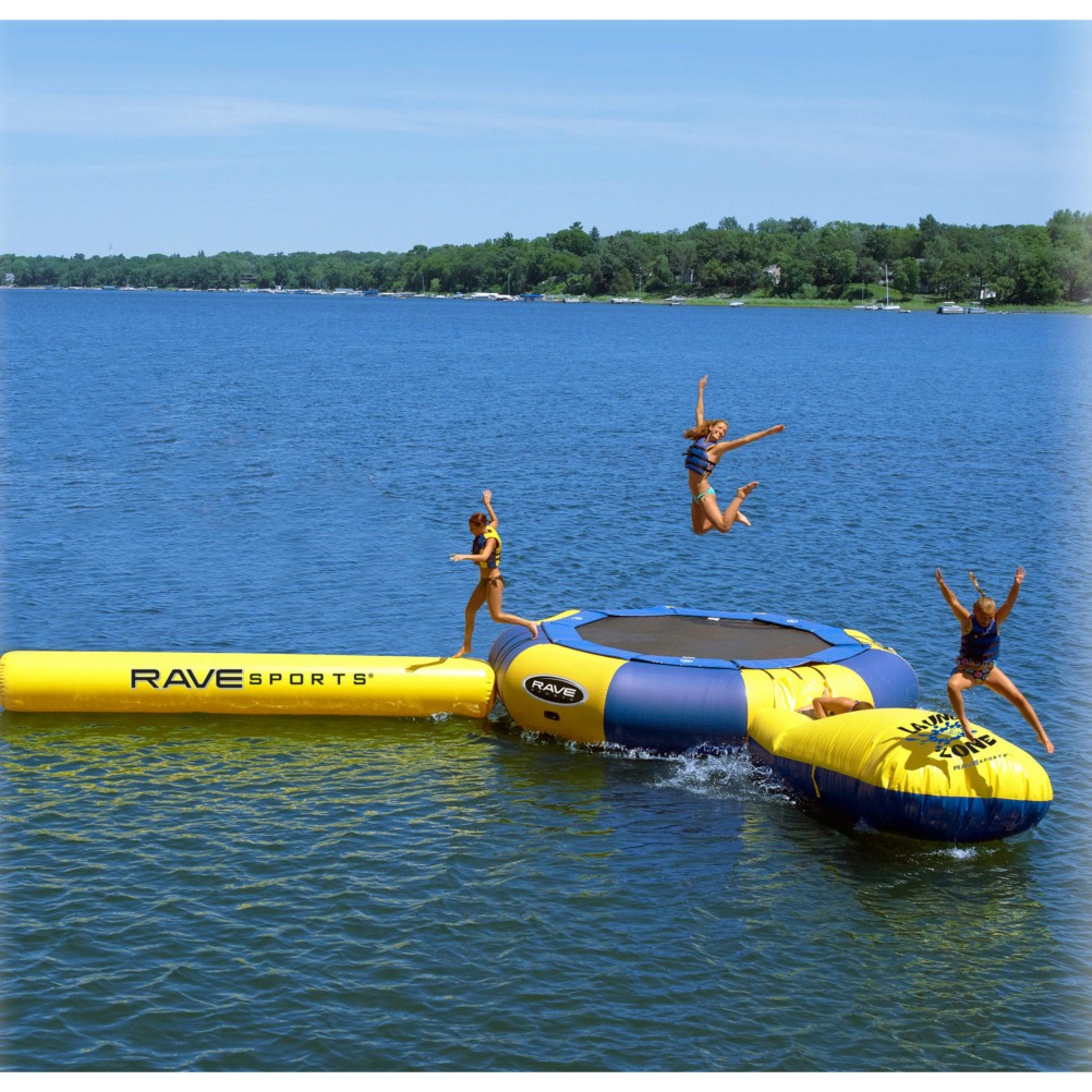 Rave Aqua Jump 200 20ft Trampoline Waterpark 2010