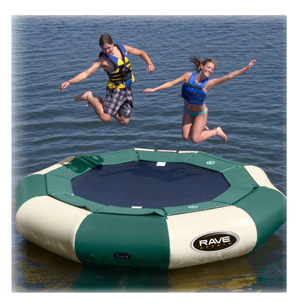 Rave Aqua Jump 120 12 Foot Northwoods Edition Water Trampoline 2010