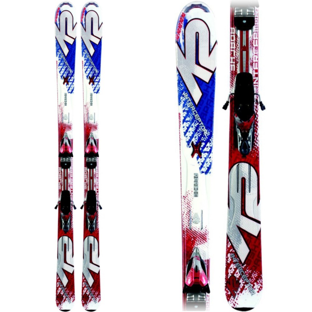 K2 Apache Interceptor Skis with M2 11.0 TI Bindings 2010