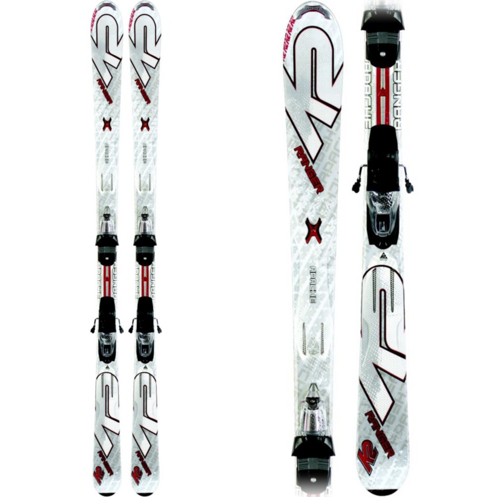 K2 Apache Ranger Skis with M2 10.0 Bindings 2010