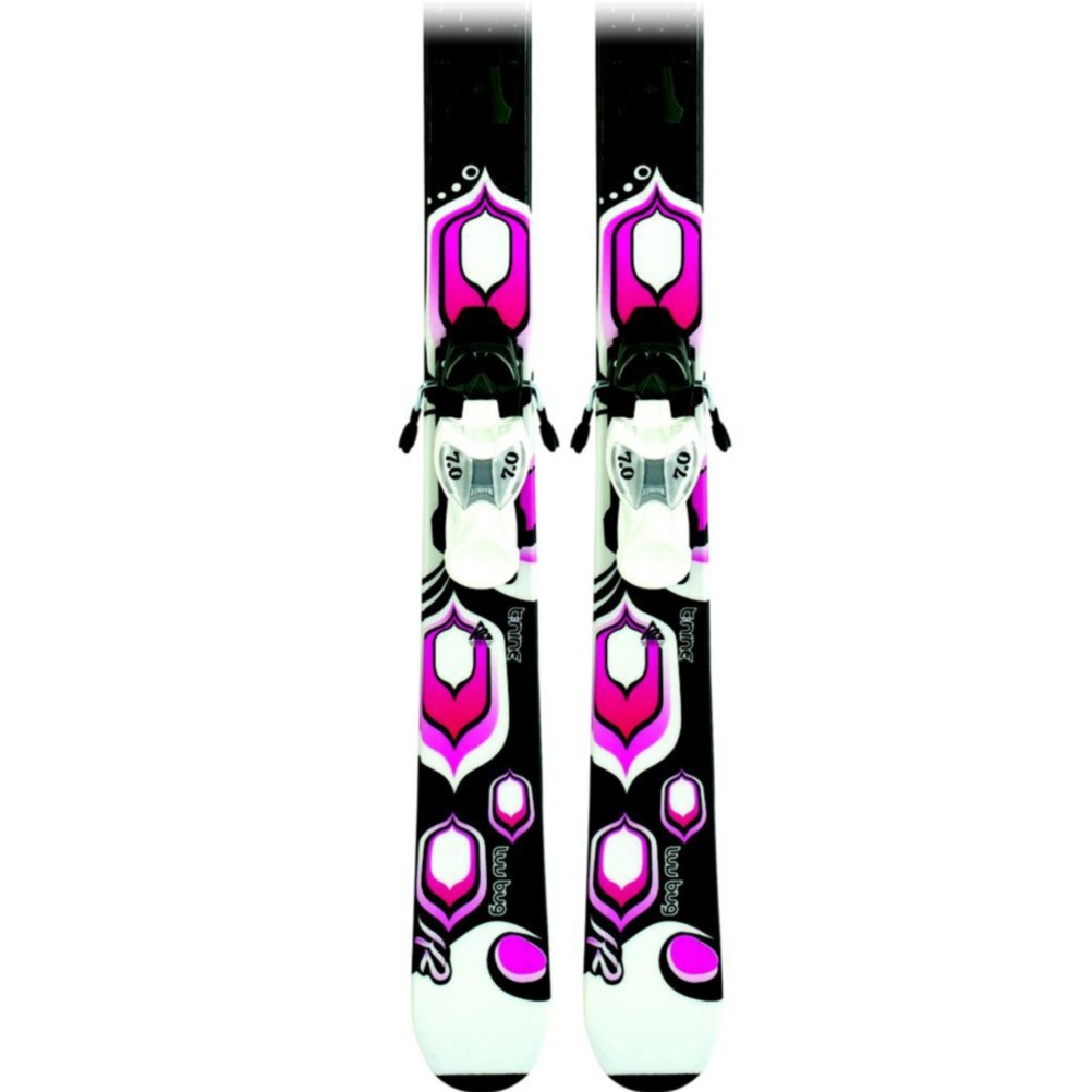 K2 Luv Bug Kids Skis with Fastrak2 7.0 Bindings 2010
