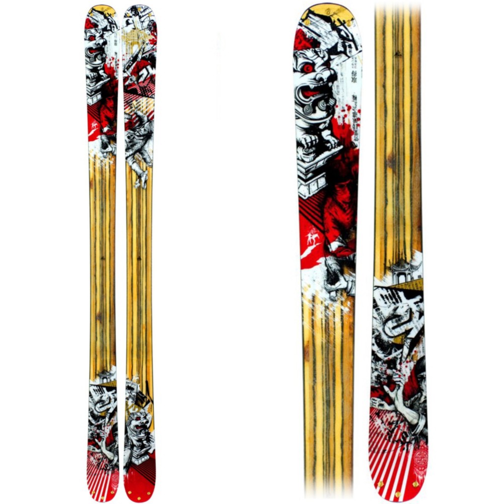 K2 Kung Fujas Twin Tip Skis 2010