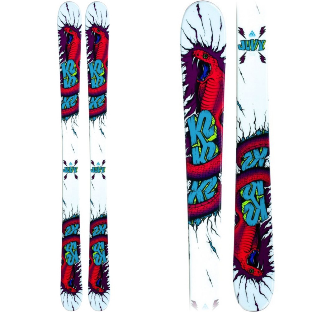 K2 Juvy Kids Twin Tip Skis 2010