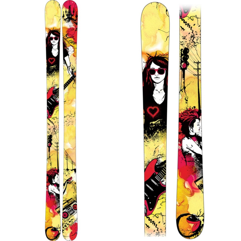 Line Shadow Womens Twin Tip Skis 2010