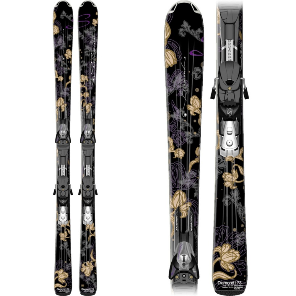 Salomon Origins Diamond Womens Skis with Z10 Ti Protrak Bindings 2010