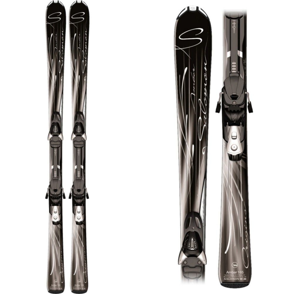 Salomon Origins Amber Womens Skis with LZ9 Lightrak Bindings 2010
