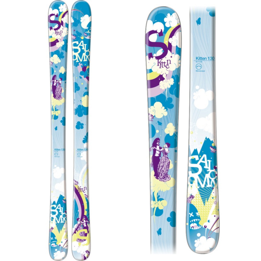 Salomon Kitten Kids Twin Tip Skis 2010