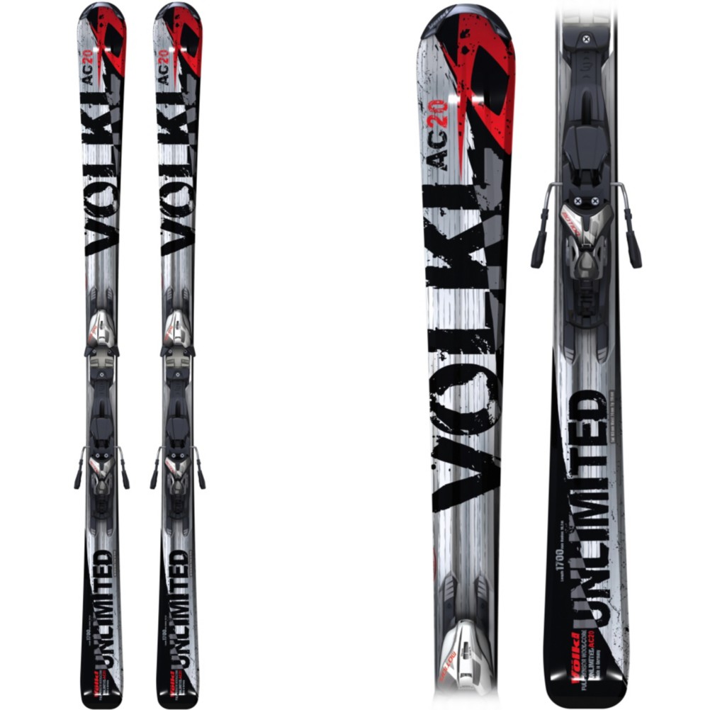 Volkl Unlimited AC20 Skis with 3Motion 11.0 TC Bindings 2010