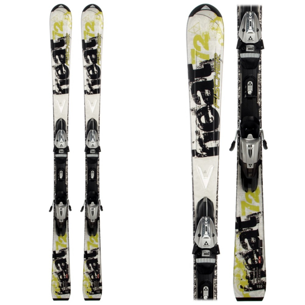 Fischer Heat 72 Skis with FS10 Railflex Bindings 2010