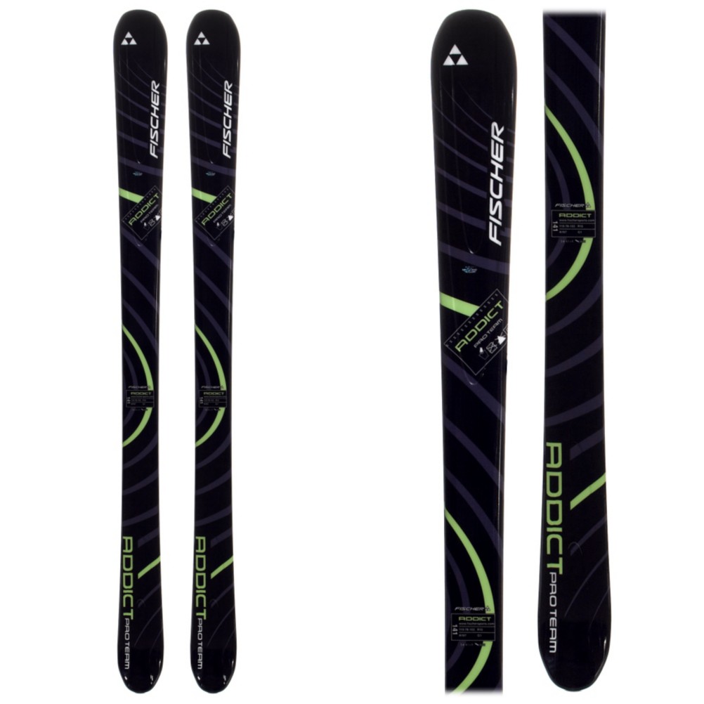 Fischer Addict Team Kids Twin Tip Skis 2010
