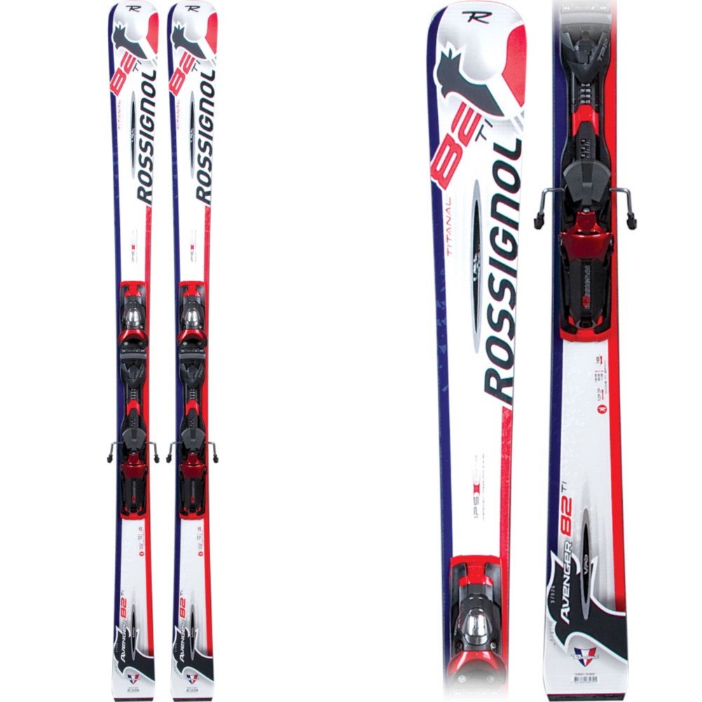 Rossignol Avenger 82 Ti Skis with Axial2 120 Bindings 2010