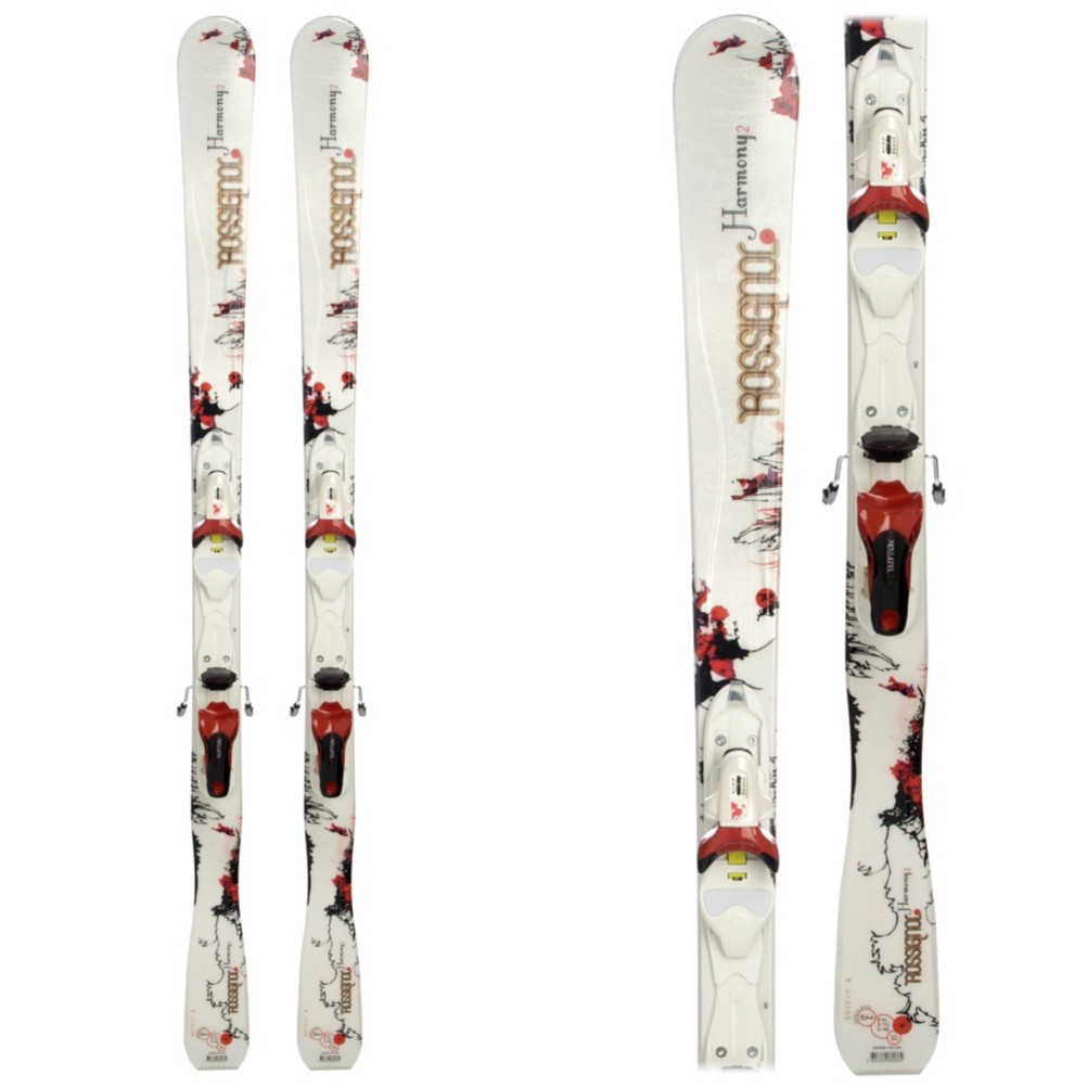 Rossignol Harmony II Womens Skis with Zip 90 Bindings 2010