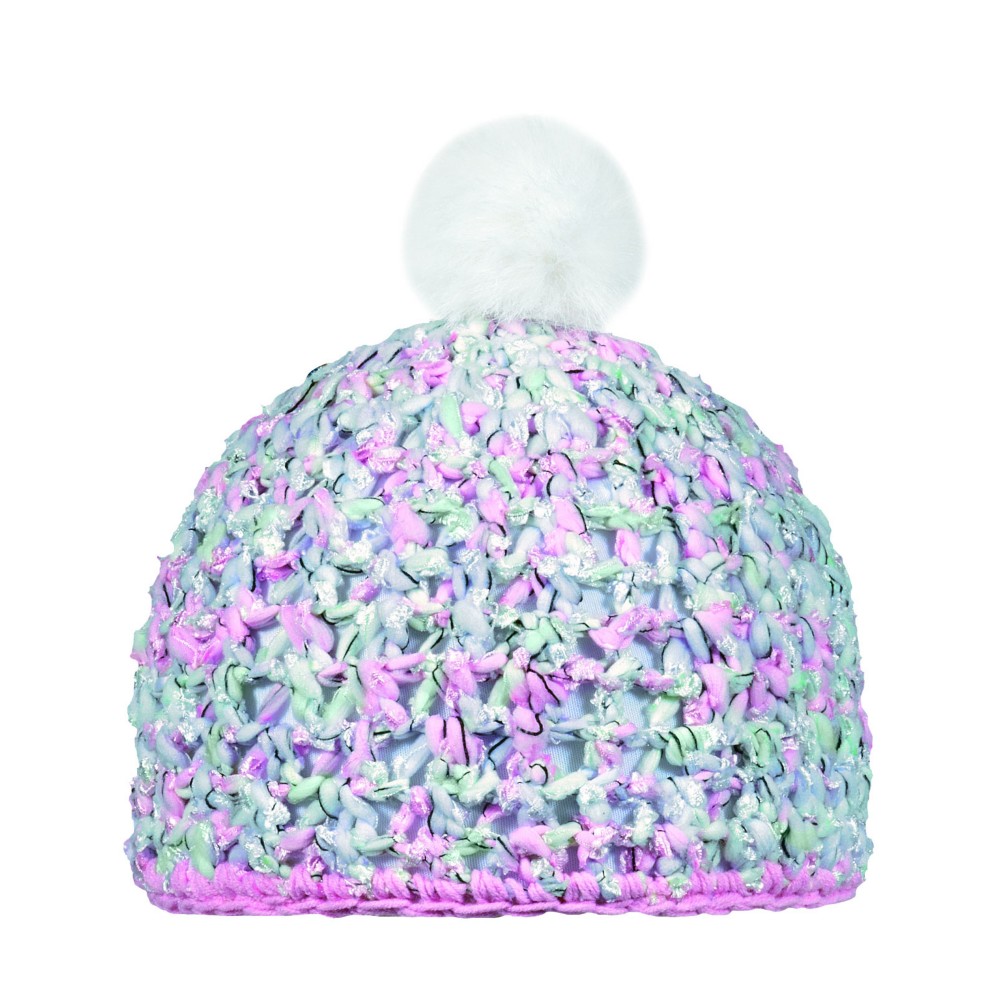 Turtle Fur Powder Puff Hand Crocheted Hat - Adult 2010