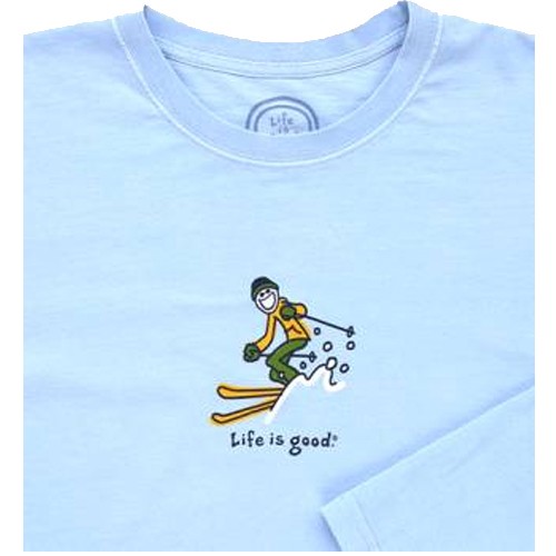 Life Is Good Drift Turn Ski Long Sleeved Tee - Mens 2010