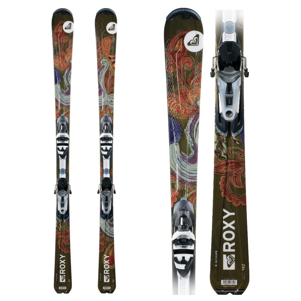 Roxy Joyrider Womens Skis with Integral Joyrider Bindings