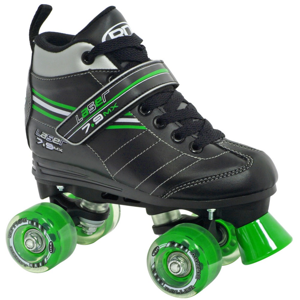 Roller Derby Laser 7.9 MX Boys Speed Roller Skates 2009