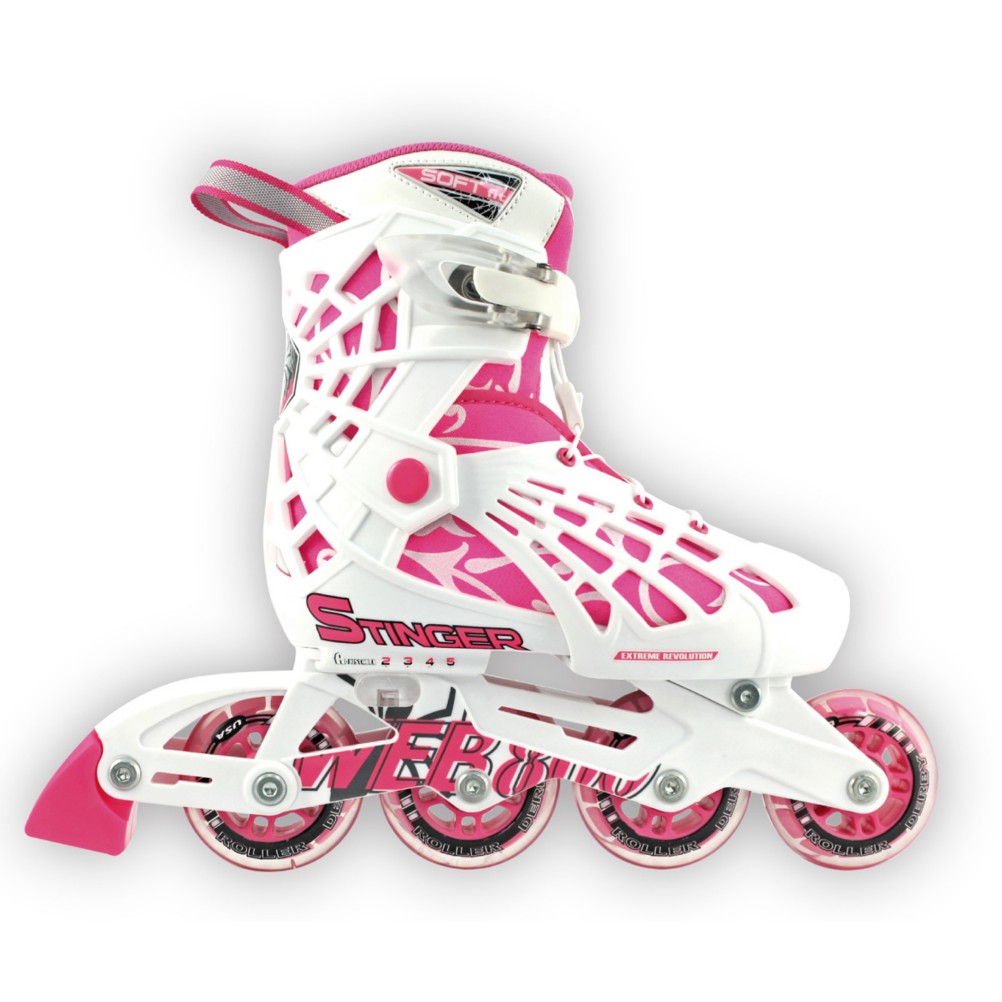 Roller Derby Web Stinger Adjustable Girls Inline Skates 2009