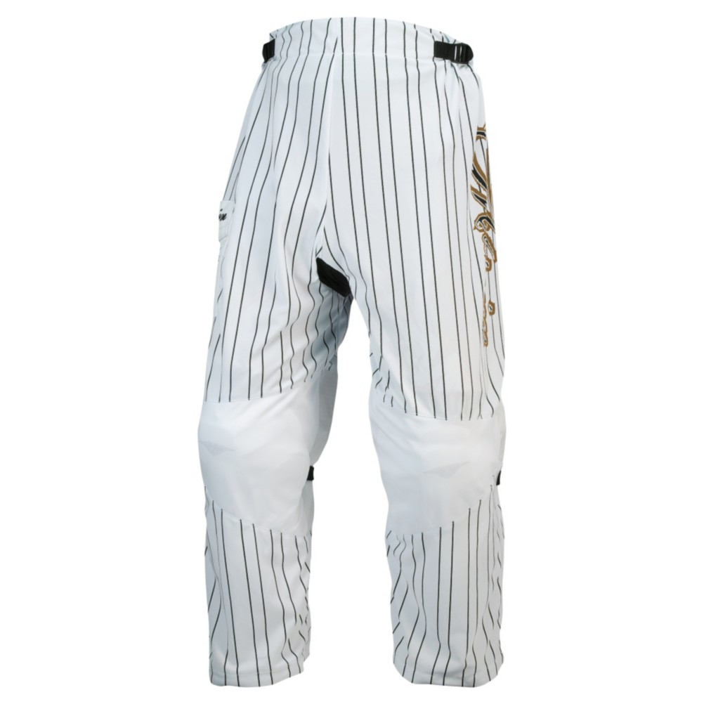 White Pinstripe