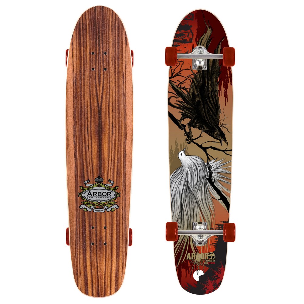 Arbor Koa Hybrid Skateboard 2009